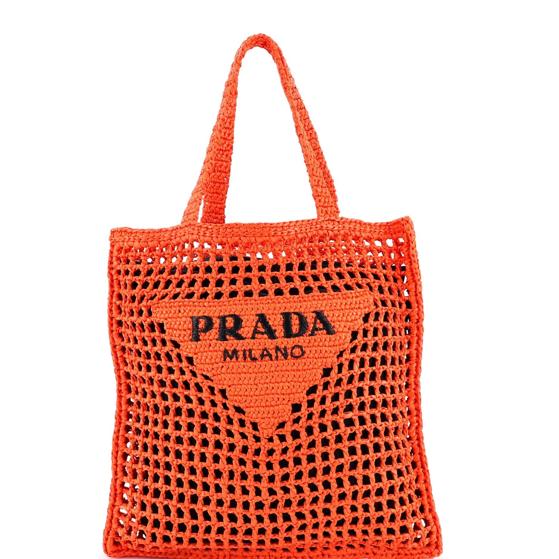 Prada Triangle Logo Open Tote Size ONE SIZE - 1 Thumbnail