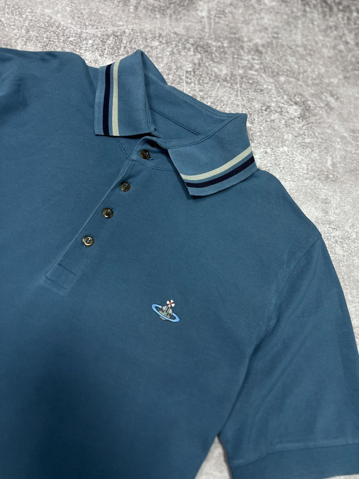 Vivienne Westwood Vivienne Westwood T-Shirt Polo Mini Logo Size US XL / EU 56 / 4 - 3 Thumbnail
