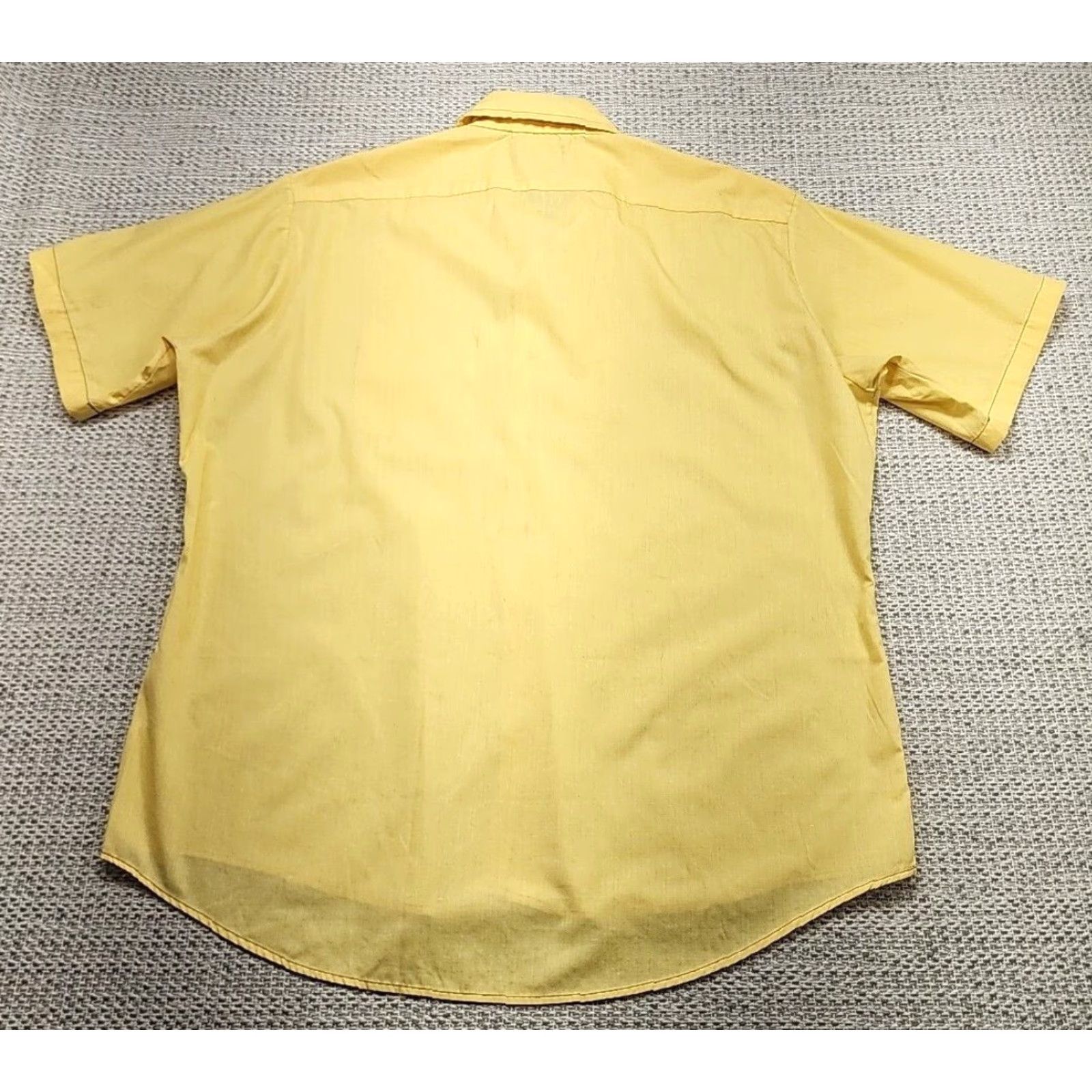 Penn VINTAGE TownCraft Penn Prest Shirt Mens XL 17.5 Long Sleeve Yellow 70s 80s Shirt Mens XL Yellow 70s 80s Size US XL / EU 56 / 4 - 6 Thumbnail