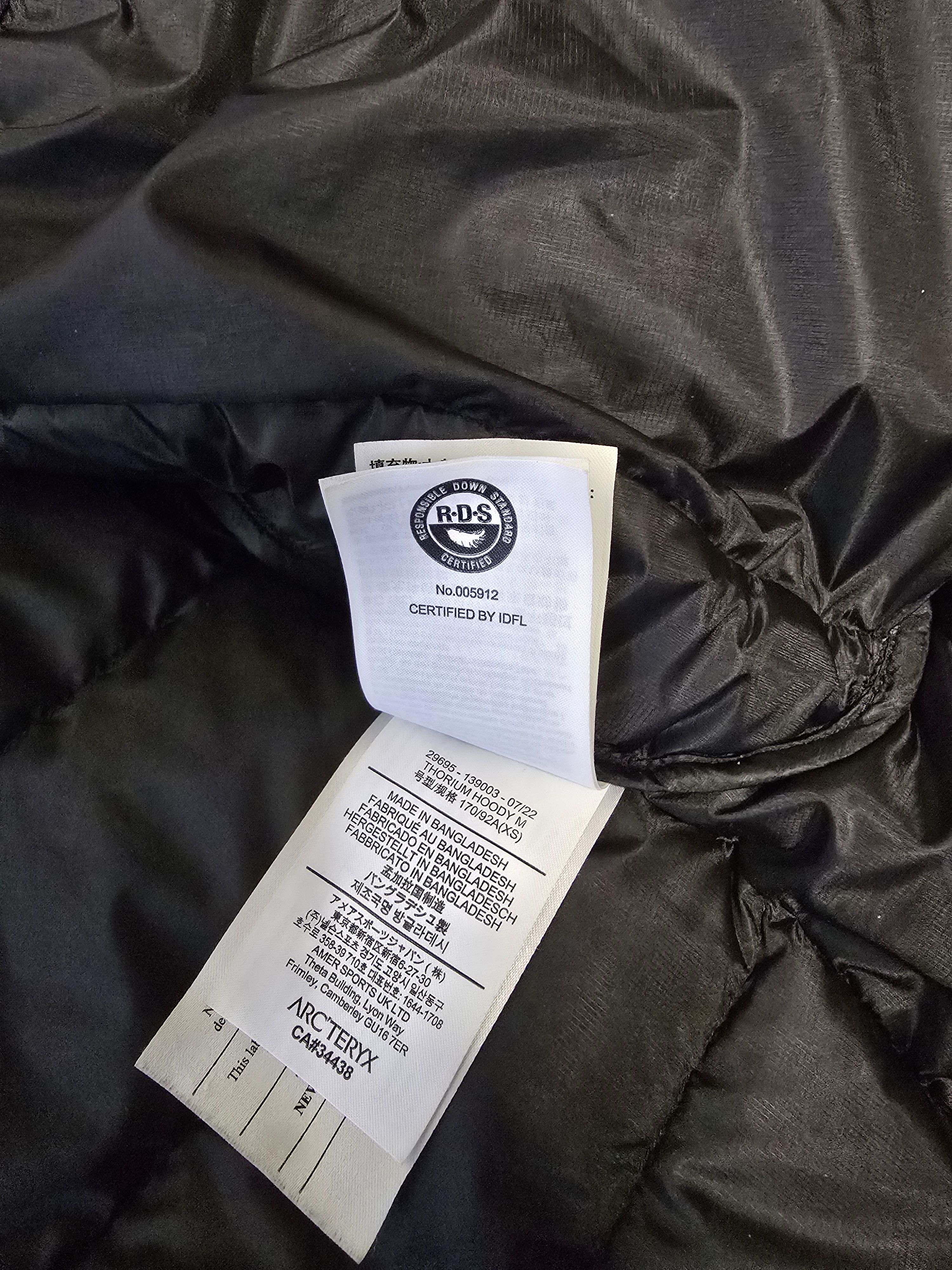 Arc'teryx Arc'teryx Thorium Core Black Size US XS / EU 42 / 0 - 3 Thumbnail