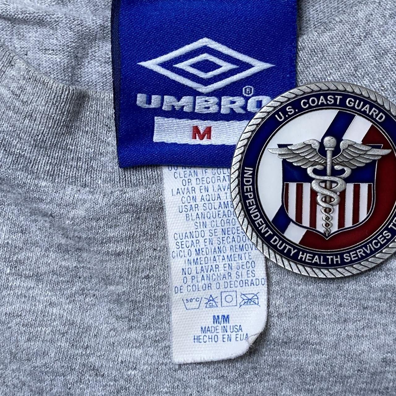 Umbro Vintage Umbro Gray Soccer Tee Size Medium Size US M / EU 48-50 / 2 - 4 Thumbnail