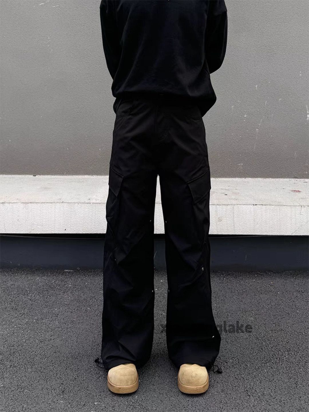 Designer × Japanese Brand × Vintage Utility pleated military loose baggy yuppie cargo pants Size US 30 / EU 46 - 4 Thumbnail