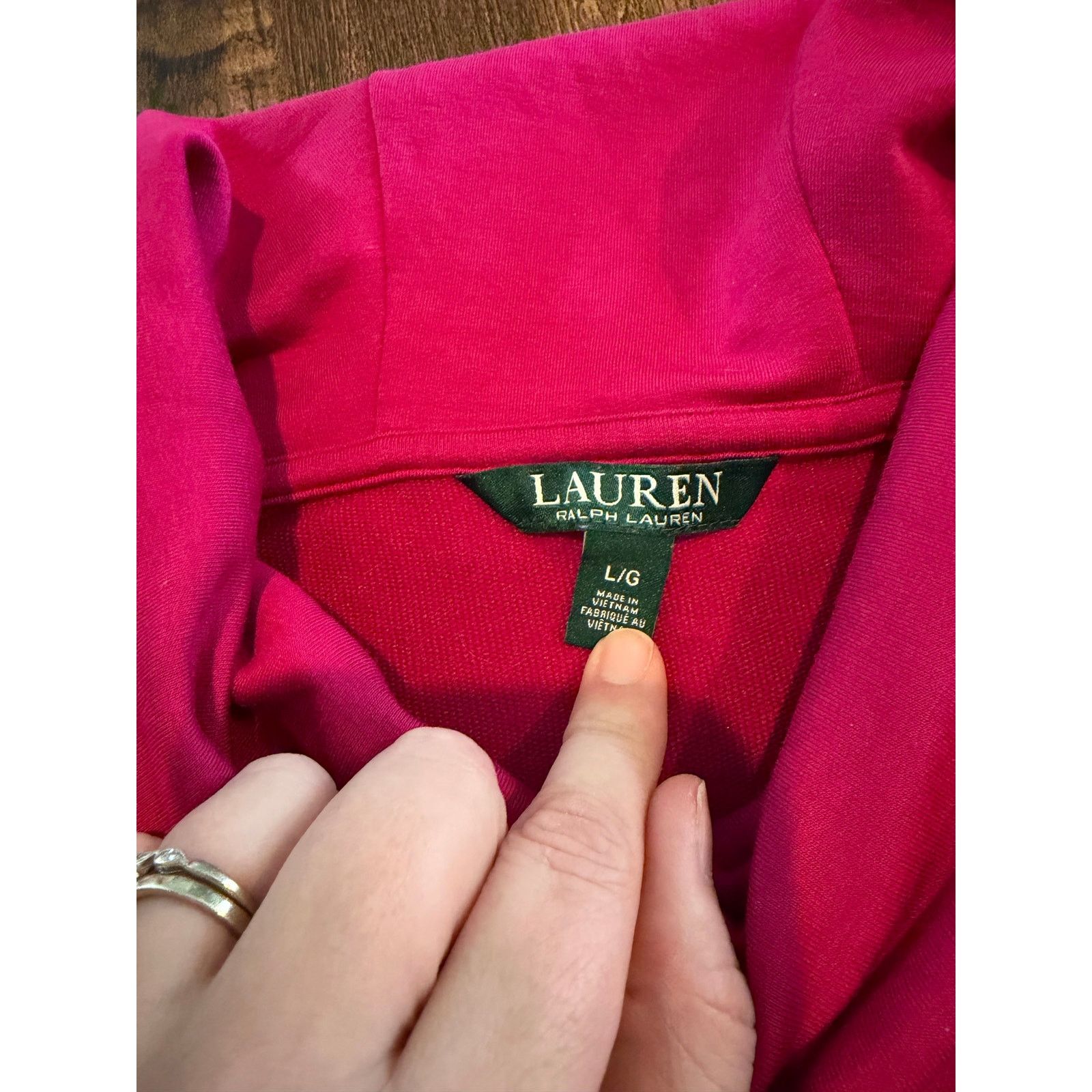 Ralph Lauren Ralph Lauren color block cowl neck pullover womens large Size L / US 10 / IT 46 - 4 Thumbnail