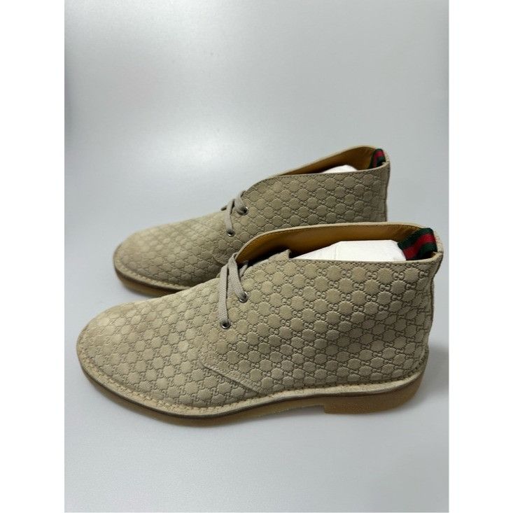 Gucci Gucci GG Suede Desert Boots Men’s 10.5 831283 Size US 10.5 / EU 43-44 - 4 Thumbnail