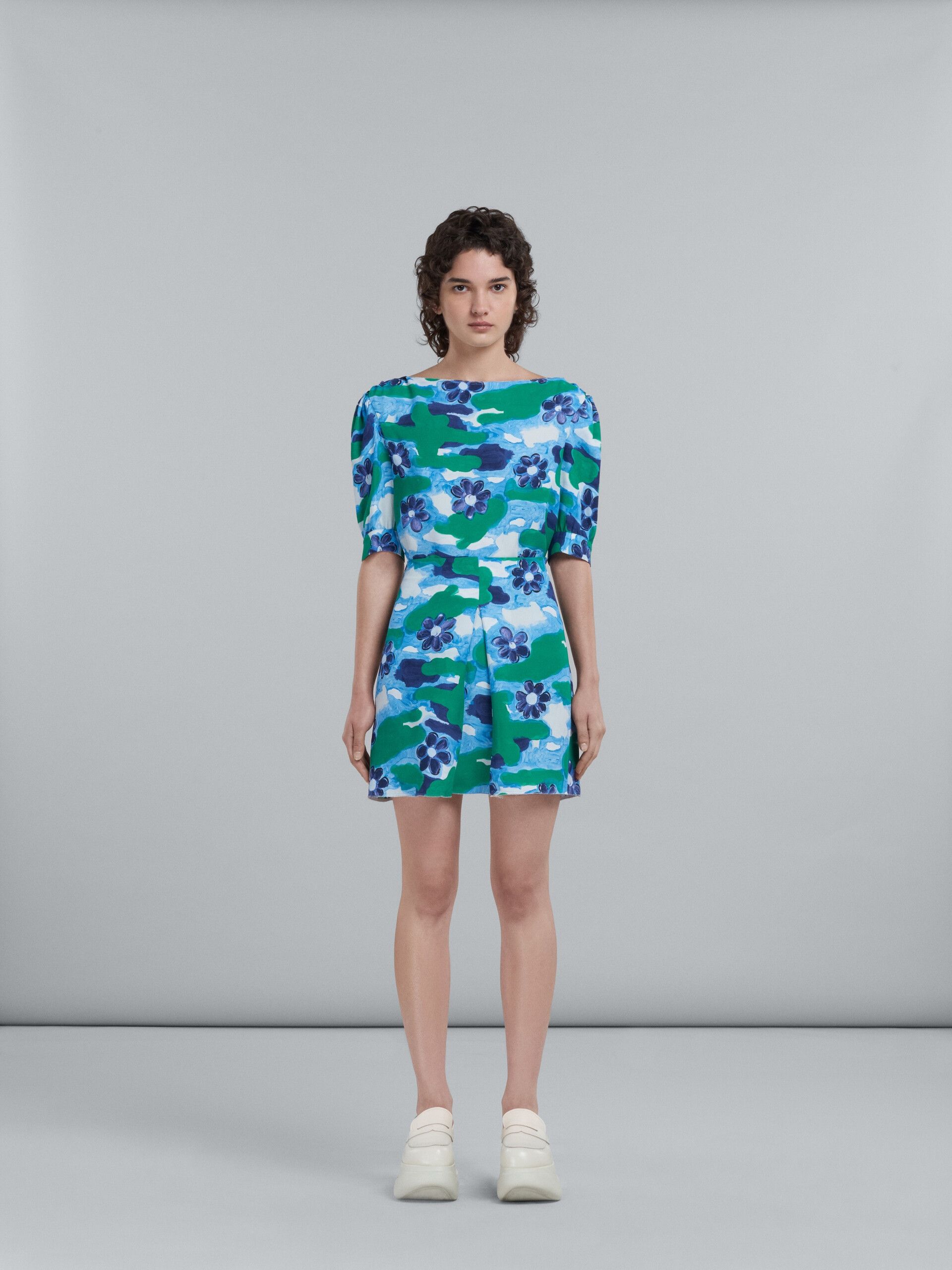 Marni o1srvl11e0624 Mini Skirt in Green Size 25" / US 0 / IT 36 - 4 Thumbnail