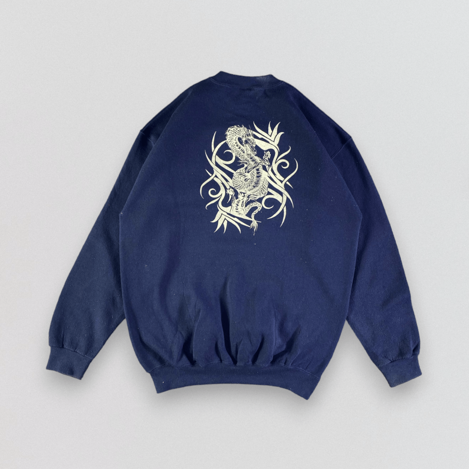 Japanese Brand Vintage 90s Japanese Dragon Sweatshirt F355 Size US L / EU 52-54 / 3 - 1 Thumbnail