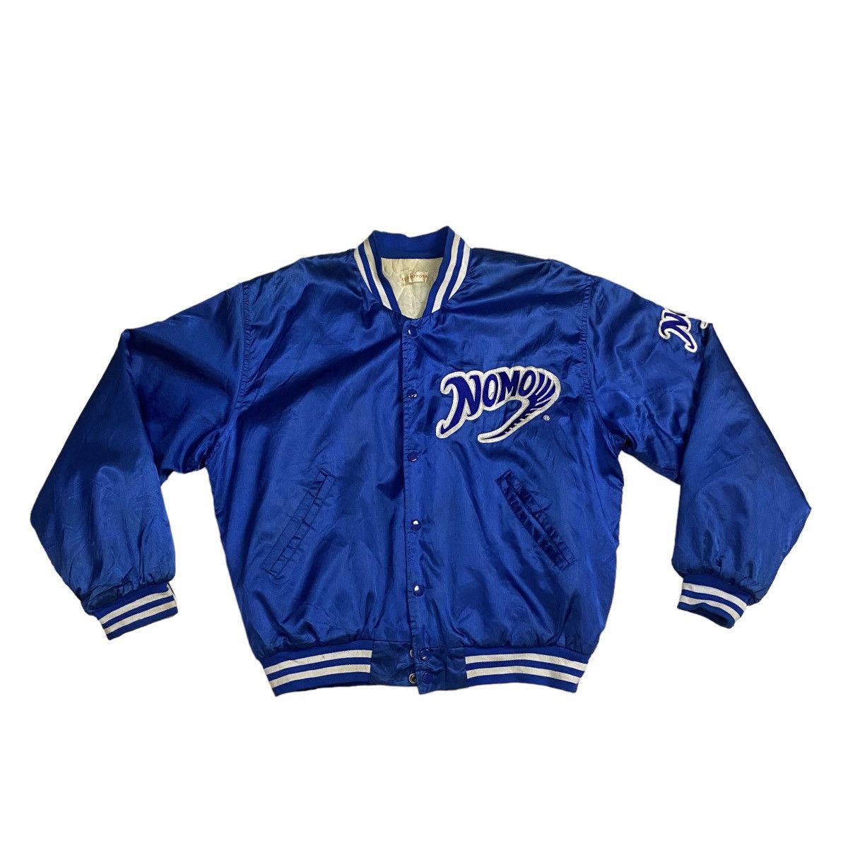 MLB × Vintage Vintage 90s MLB Toyota Hideo Nomo Satin Jacket Size US L / EU 52-54 / 3 - 5 Thumbnail