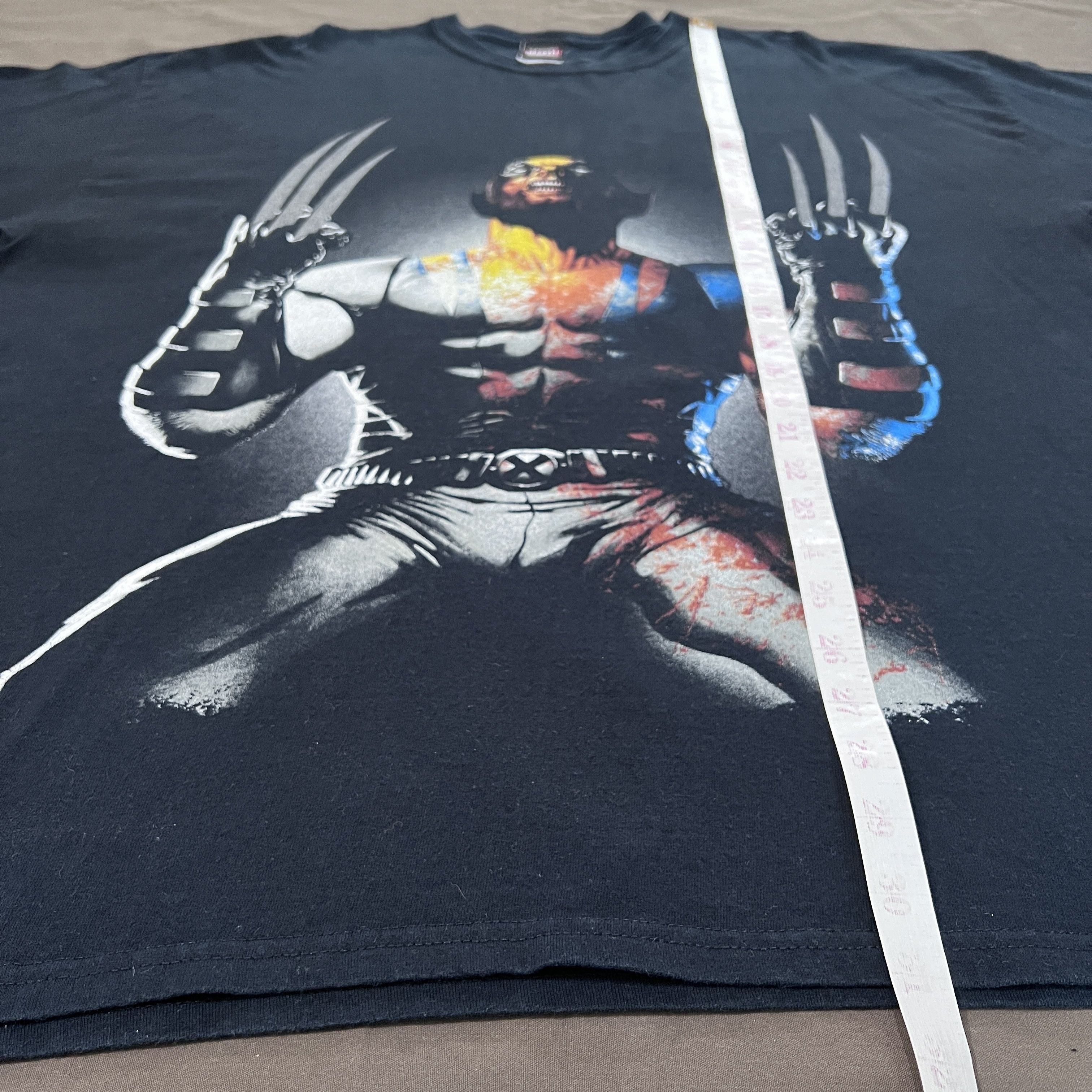 DC Comics × Marvel Comics × Vintage Vintage Marvel Wolverine Promo Tee 2XL Size US XXL / EU 58 / 5 - 9 Thumbnail