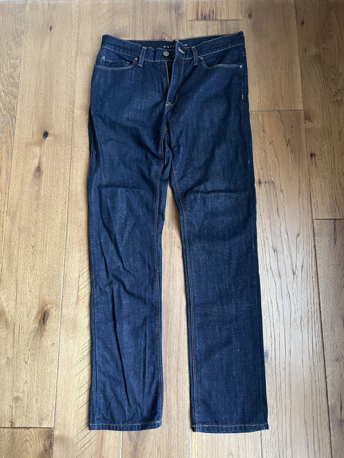 Mott & Bow Mott and Bow Raw Denim Slim Gently worn 32 x 32. Size US 32 / EU 48 - 2 Thumbnail