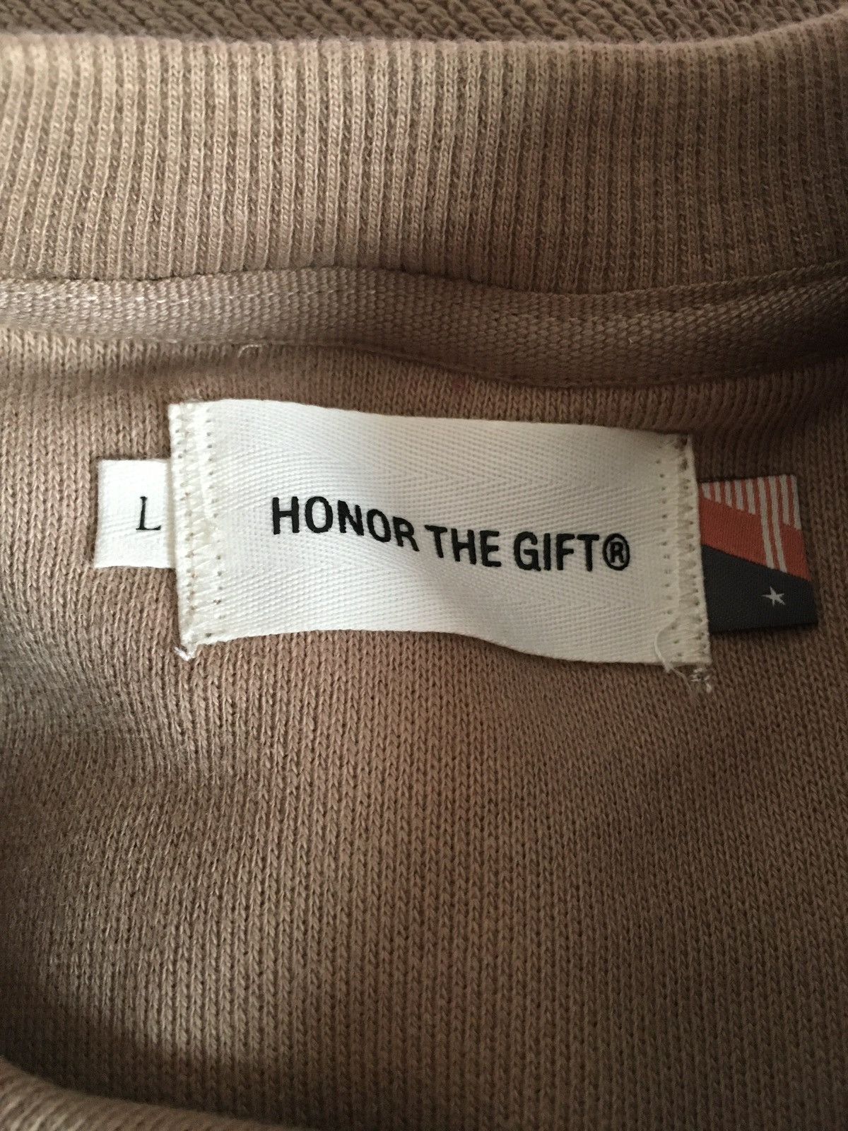 Honor the Gift HTG® Weathered Crewneck Coyote Size US L / EU 52-54 / 3 - 11 Thumbnail