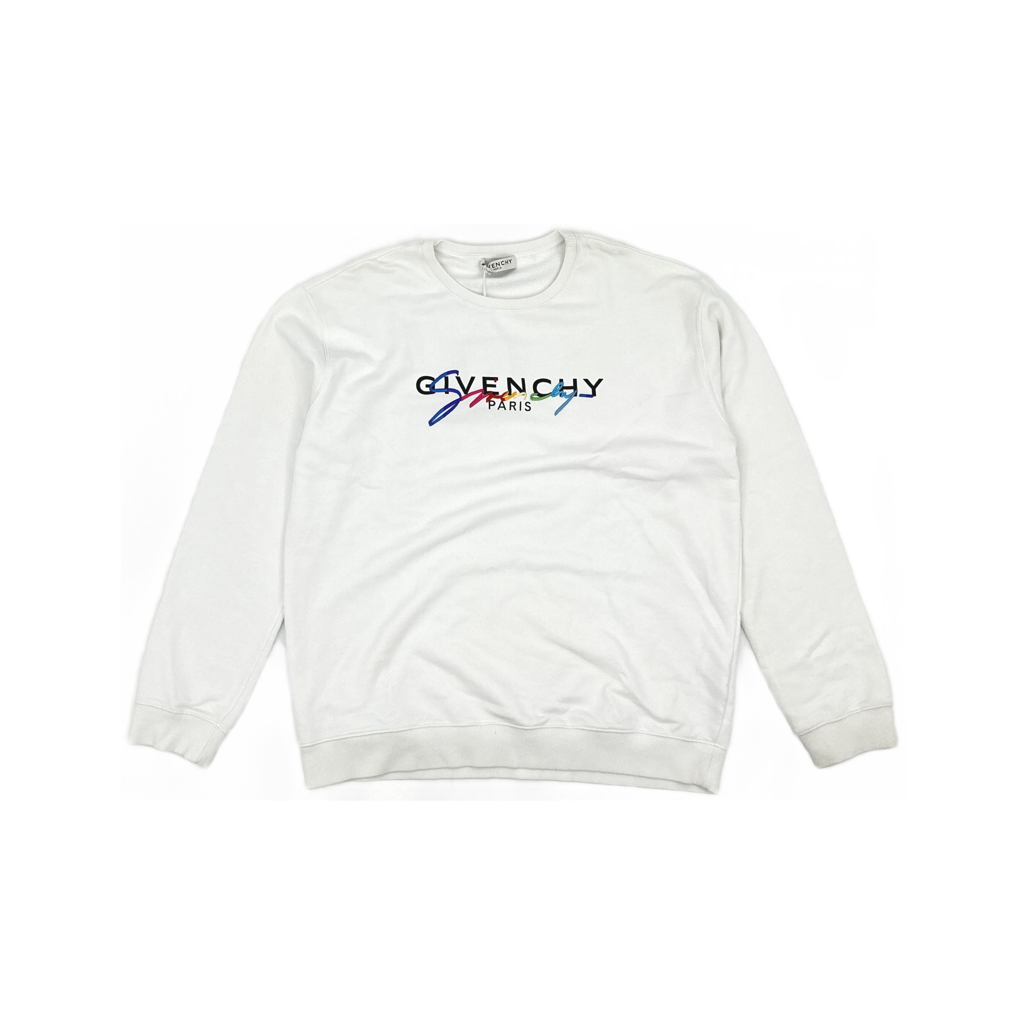 Givenchy Givenchy Logo Graphic Sweatshirt Size 4XL Size US XXL / EU 58 / 5 - 1 Thumbnail