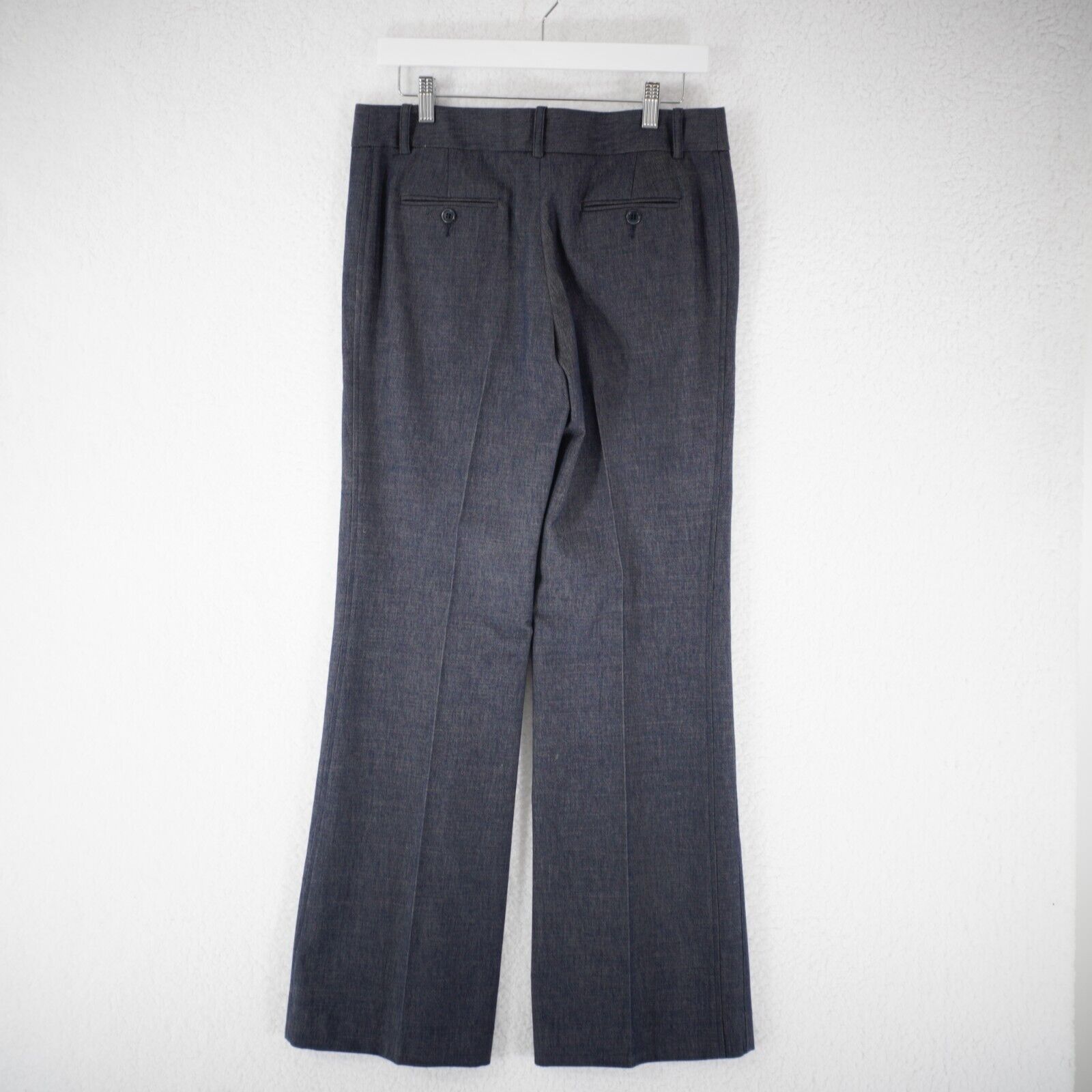 Bcbgmaxazria BCBGMaxazria Size 8 Gray Twill Cotton Polyester Virgin Wool Size 30" / US 8 / IT 44 - 3 Thumbnail
