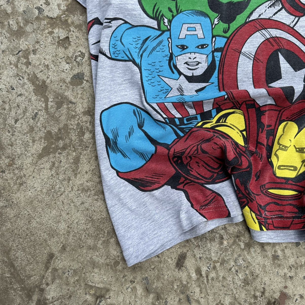 Cartoon Network × Japanese Brand × Marvel Comics Vintage Japanese Style Adult Marvel T-shirts Thror Hulk Y2K Size US L / EU 52-54 / 3 - 6 Thumbnail