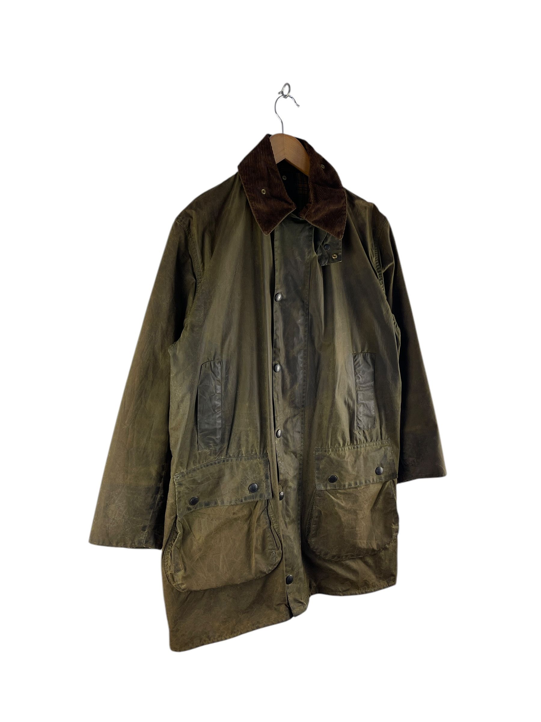 Barbour Vintage Barbour Wax Green Jacket Size L / US 10 / IT 46 - 4 Thumbnail