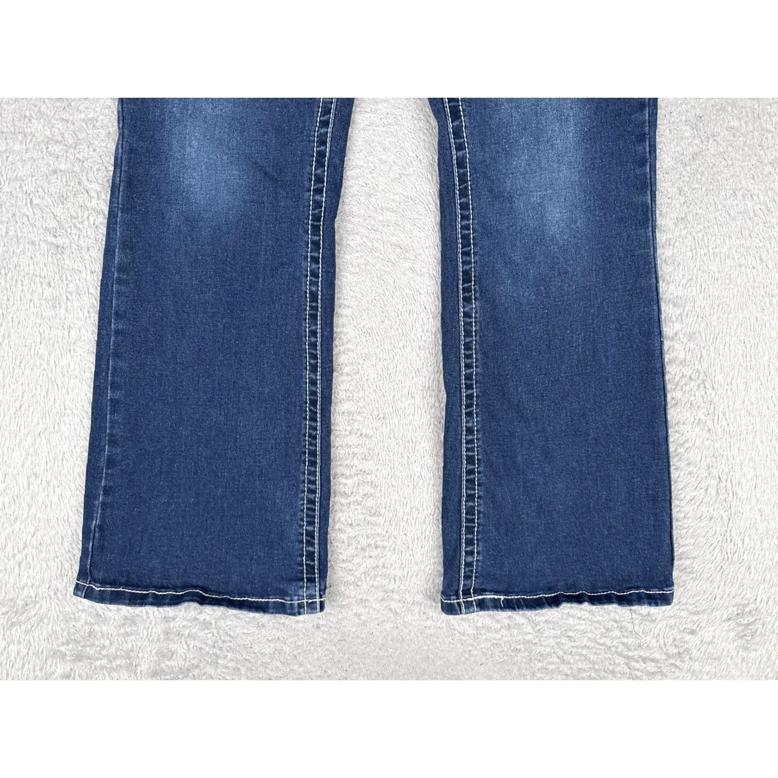 Grace in LA Grace In LA Jeans Women's Bootcut 30 Blue Mid Rise Embellished Denim READ Size 30" / US 8 / IT 44 - 3 Thumbnail
