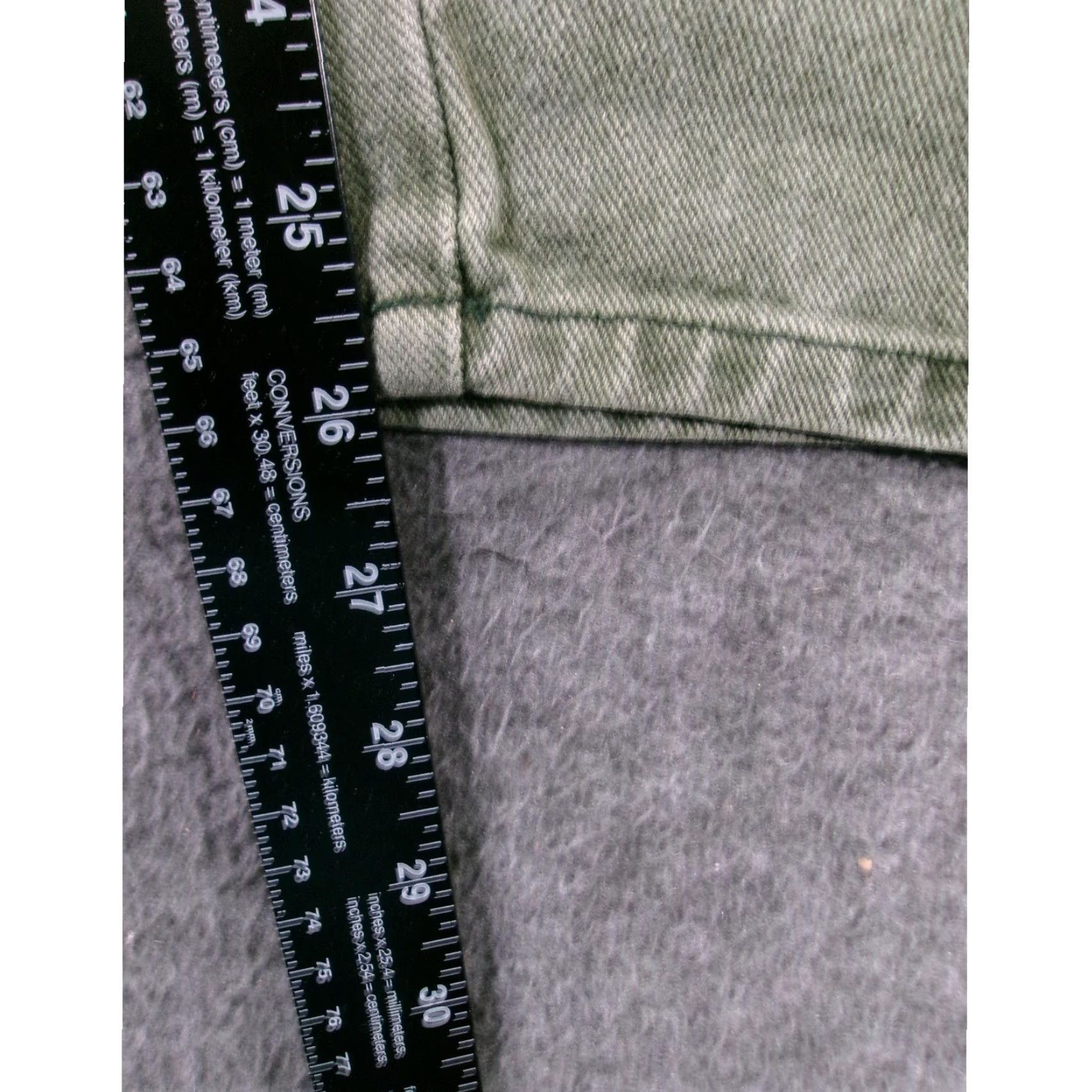 Vintage VINTAGE Classic Elements Jeans Womens 26WP Petite Green 1980s Tapered Retro Boho Size 26" / US 2 / IT 38 - 7 Thumbnail