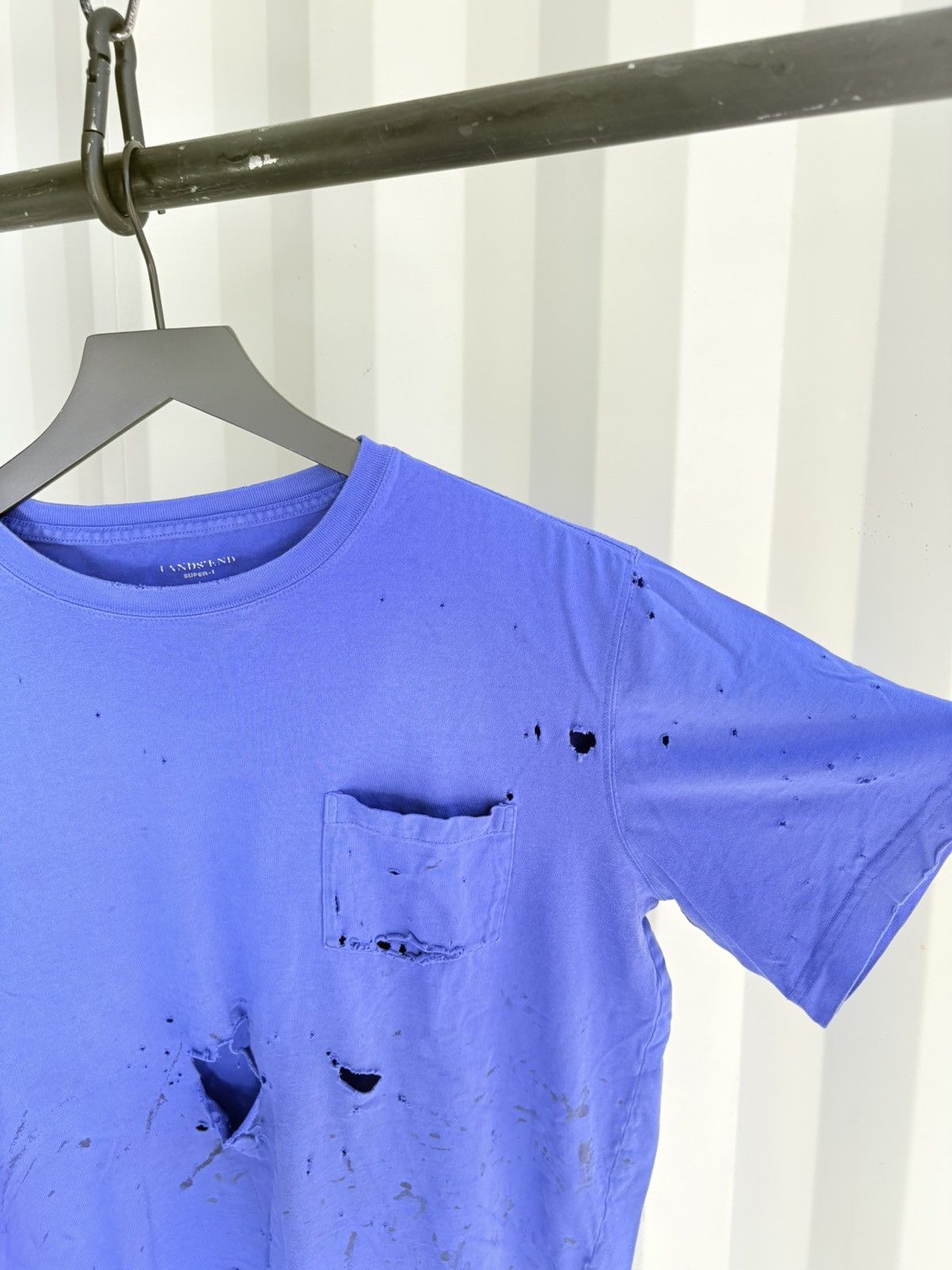 Vintage Thrashed Sun Faded Tee Shirt Distressed ERD Grunge Size US L / EU 52-54 / 3 - 3 Thumbnail