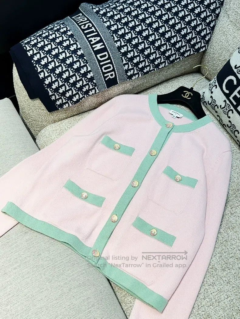 Other Chanel 24C early spring show pink and green edge four-pock Size M / US 6-8 / IT 42-44 - 2 Thumbnail