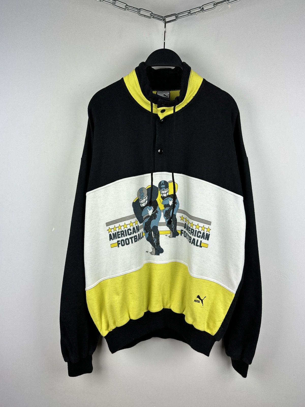 Puma × Vintage Vintage 90’s Puma American Football Sweatshirt Size US XXL / EU 58 / 5 - 1 Thumbnail