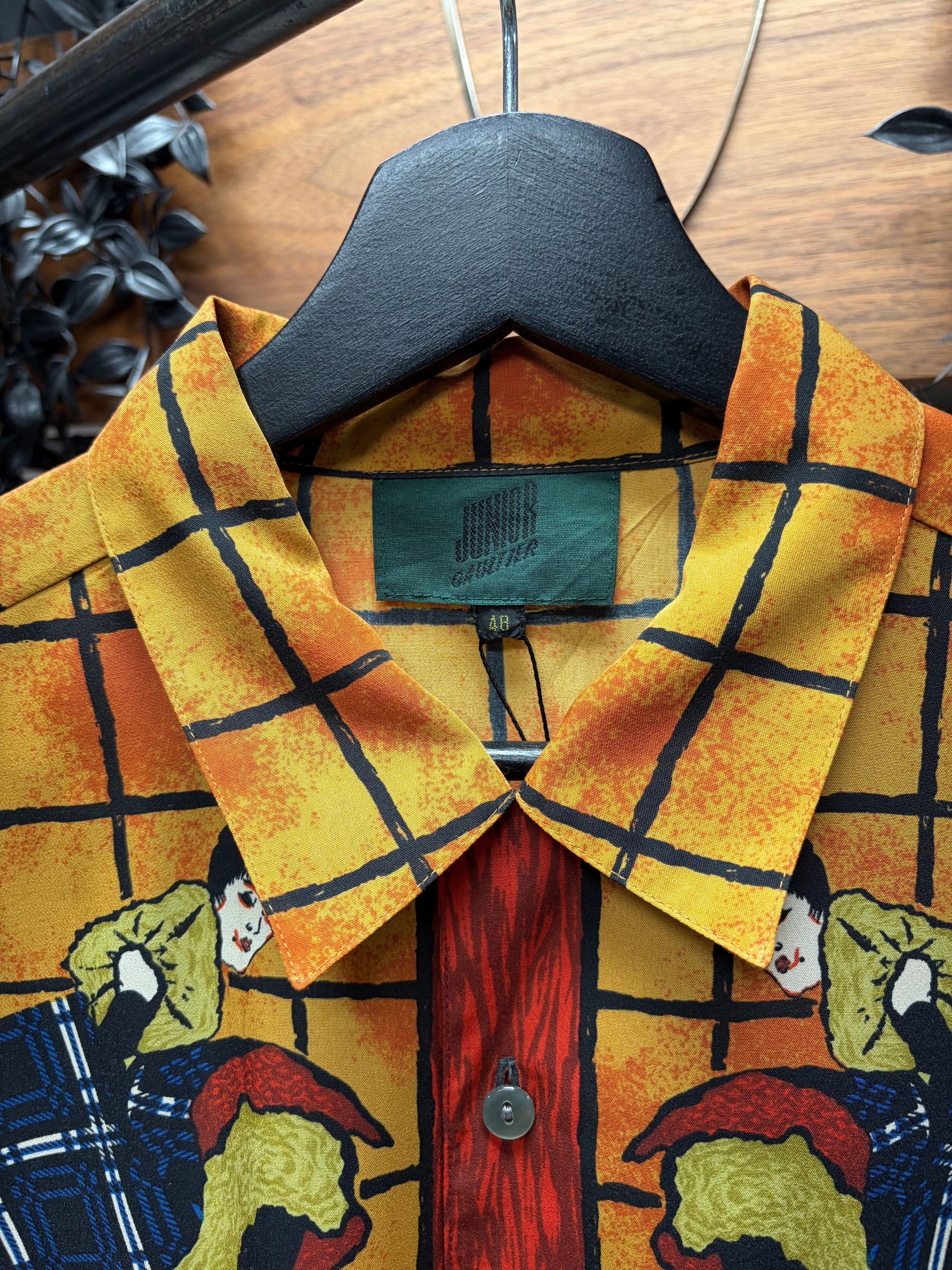 Other Vintage Jean Paul Gaultier Junior Western Button Down Shirt Size US M / EU 48-50 / 2 - 3 Thumbnail