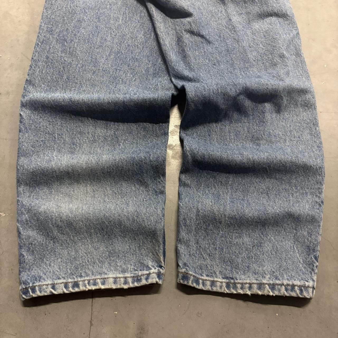 Levi's Crazy Vintage Y2K/2000s Baggy Levis 545 Loose Fit Medium Blue Wash Denim Jeans! Size US 38 / EU 54 - 5 Thumbnail