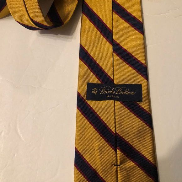 Brooks Brothers BROOKS BROTHERS MEN'S NEW 100%SILK NECK TIE WIDTH: 3 1/2" Size ONE SIZE - 10 Thumbnail