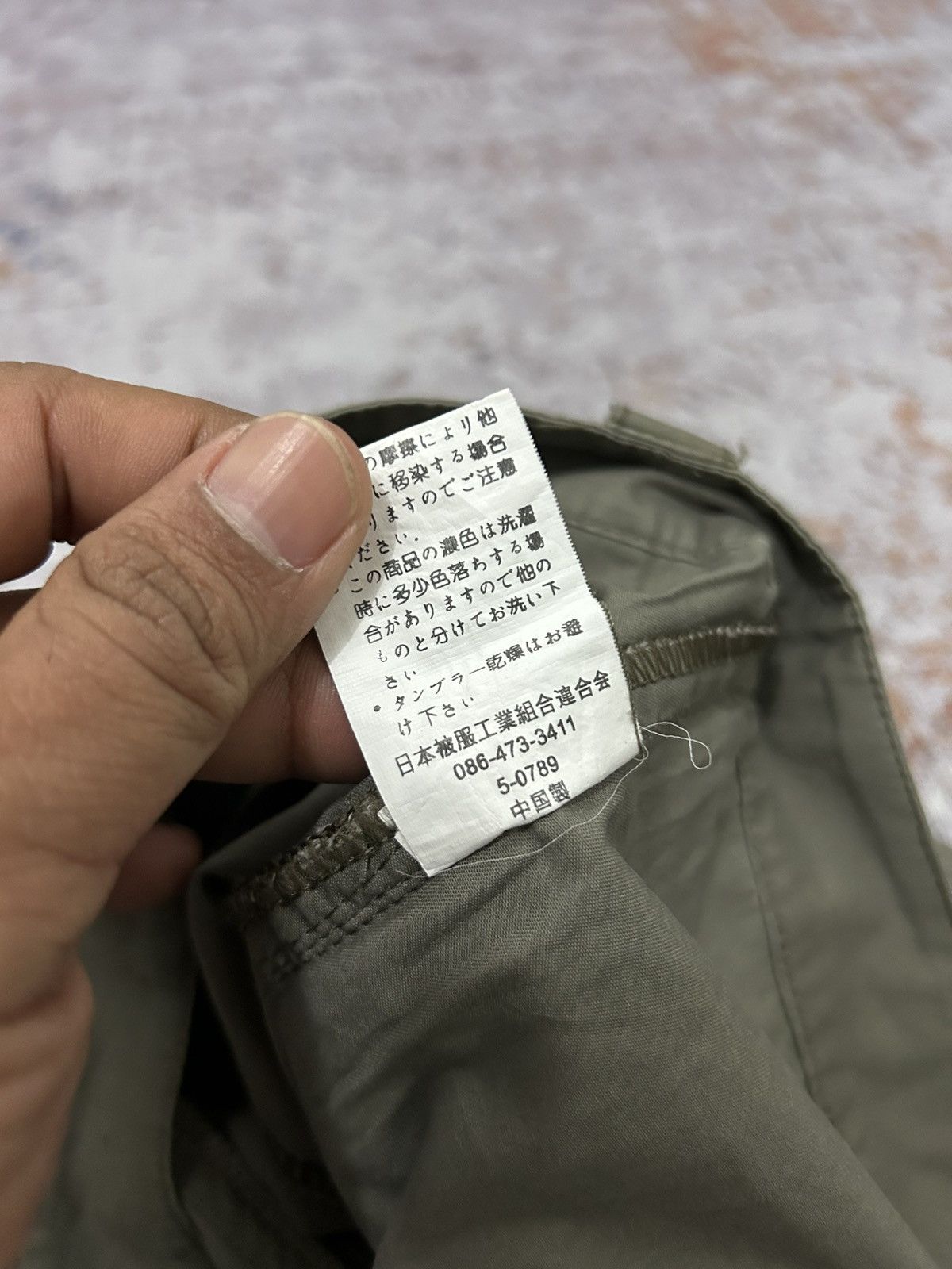 Le Grande Bleu (L.G.B.) Japanese Army Cargo Flare Pants Goa style Size US 28 / EU 44 - 13 Thumbnail