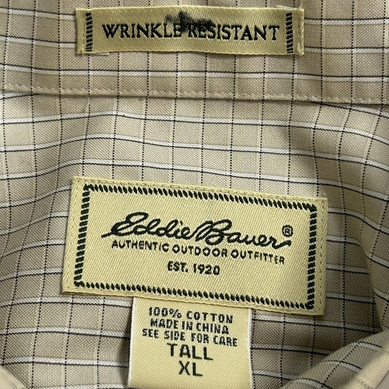 Eddie Bauer Eddie Bauer Wrinkle Resistant Shirt XL Tall Size US XL / EU 56 / 4 - 10 Thumbnail