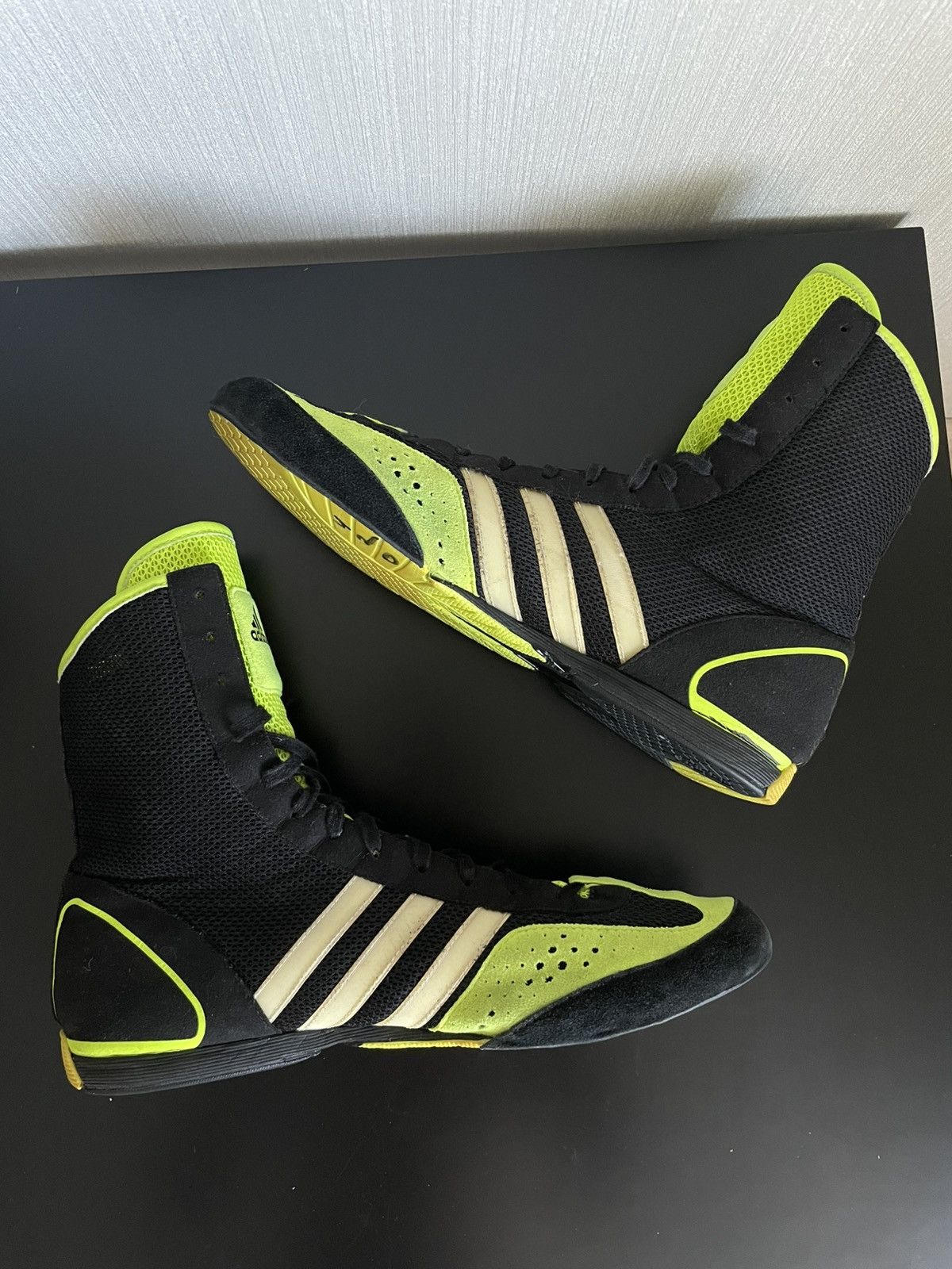 Adidas × Y-3 Vintage Adidas Boxing Shoes Y2k Cyber 2000s Grunge Sneakers Size US 11.5 / EU 44-45 - 11 Thumbnail