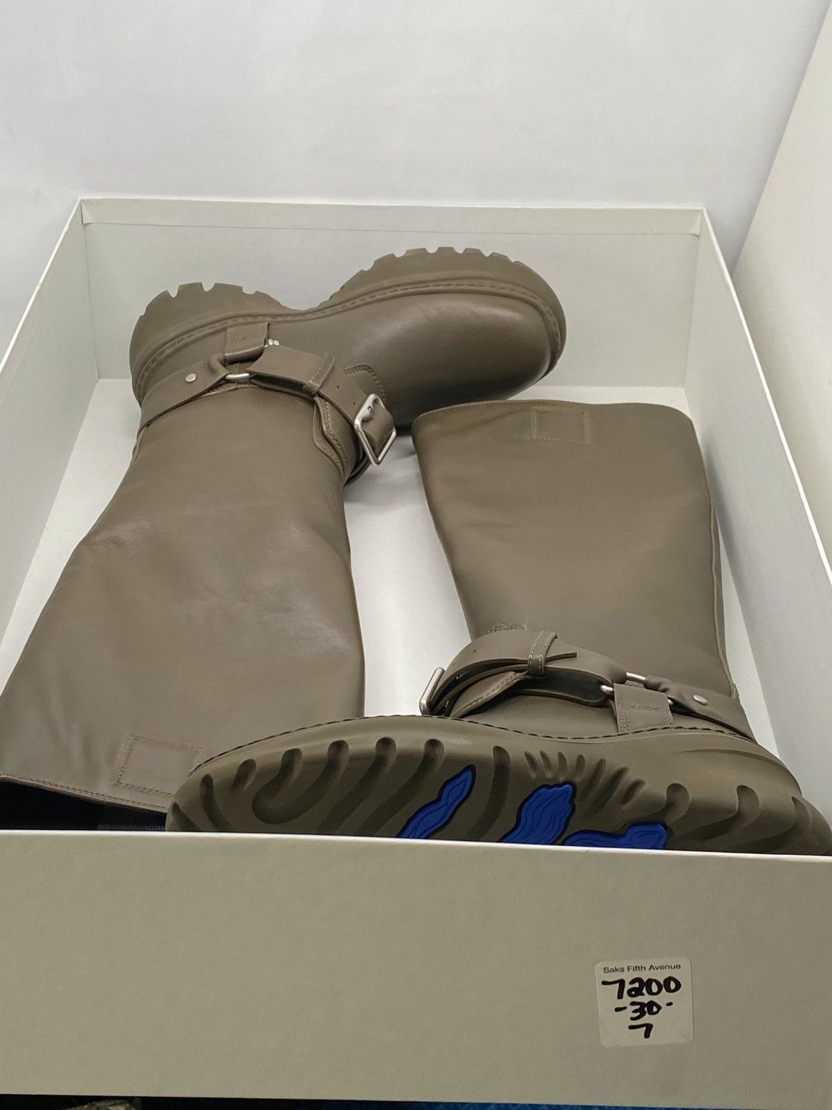 Burberry Burberry Stomp Knee-High Leather Boots size 37 Size US 7 / IT 37 - 11 Thumbnail