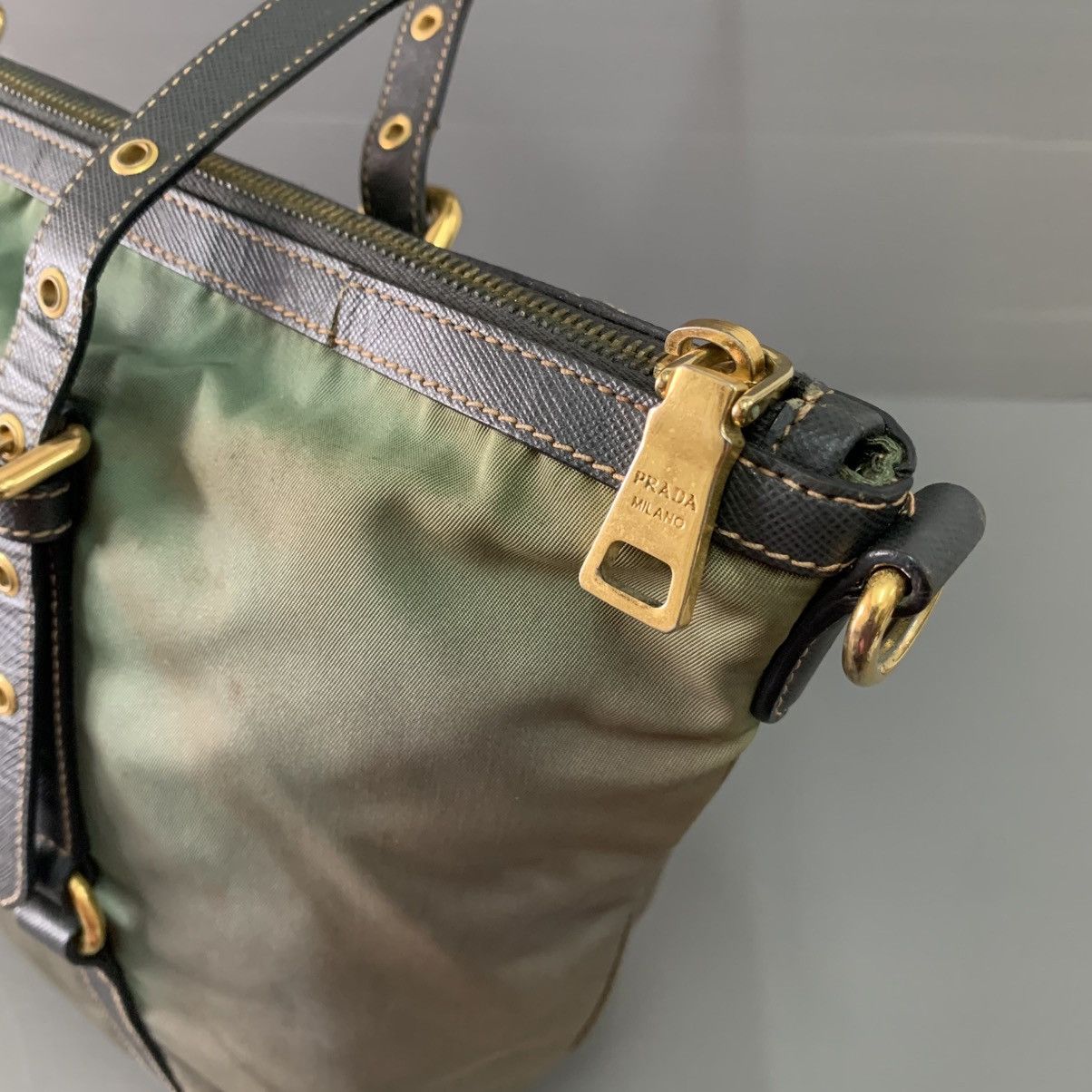 Prada Prada Nylon Tote Handbag Size ONE SIZE - 6 Thumbnail