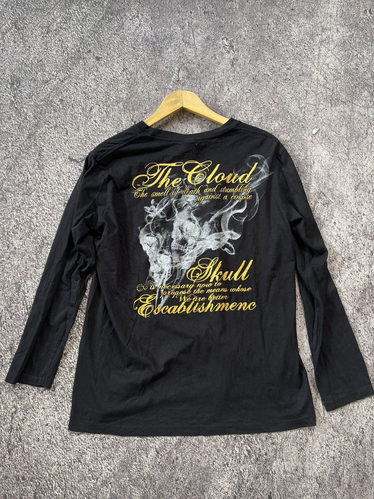 Japanese Brand Y2k Zeky ifsixwasnine long sleeve skull tee Size US L / EU 52-54 / 3 - 6 Thumbnail