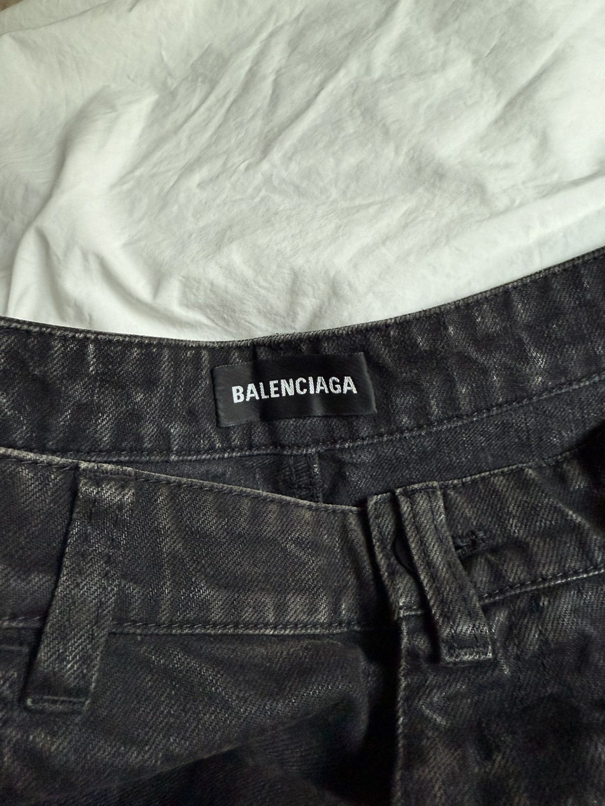 Balenciaga BALENCIAGA WIDE LEG DENIM Size US 28 / EU 44 - 5 Thumbnail
