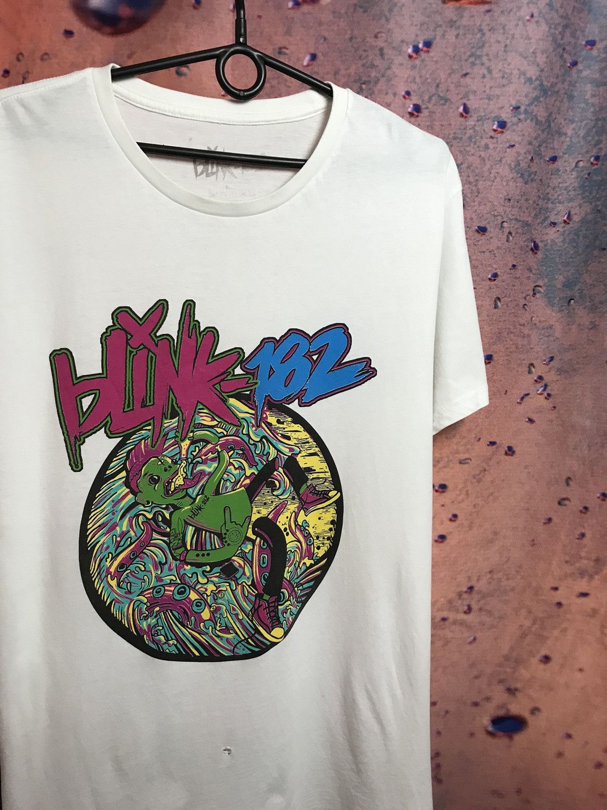 Band Tees × Vintage Vintage Blink 182 band rock tee Size US L / EU 52-54 / 3 - 1 Thumbnail