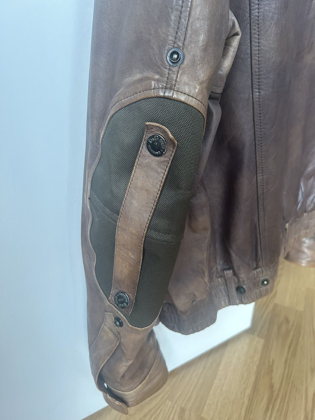 Dolce & Gabbana Dolce & Gabbana Leather Jacket Size US XL / EU 56 / 4 - 5 Thumbnail