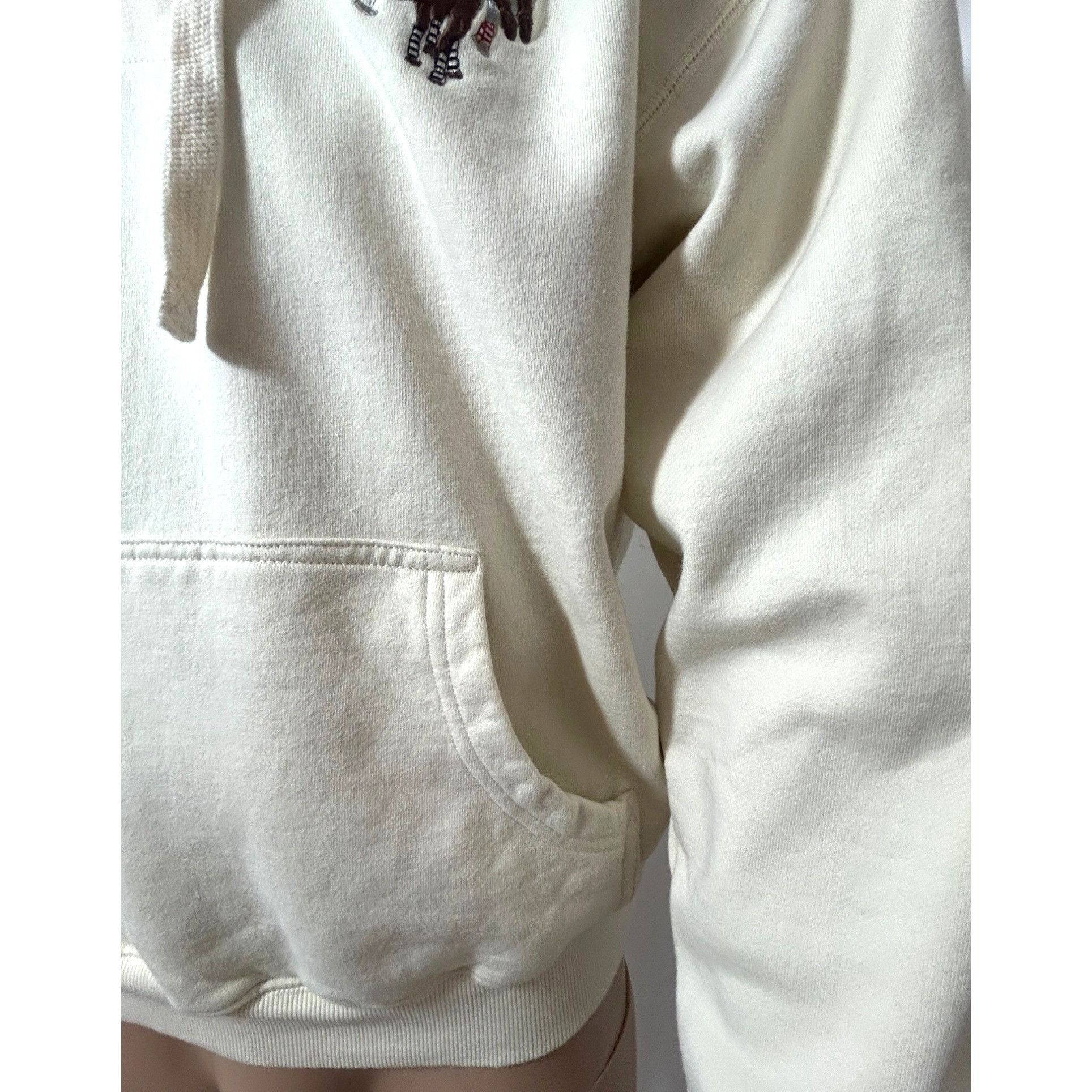 U.S. Polo Assn. U.S. Polo Assn. Men’s Vtg Hoodie Cream M Long Sleeve Embroi Size US M / EU 48-50 / 2 - 11 Thumbnail