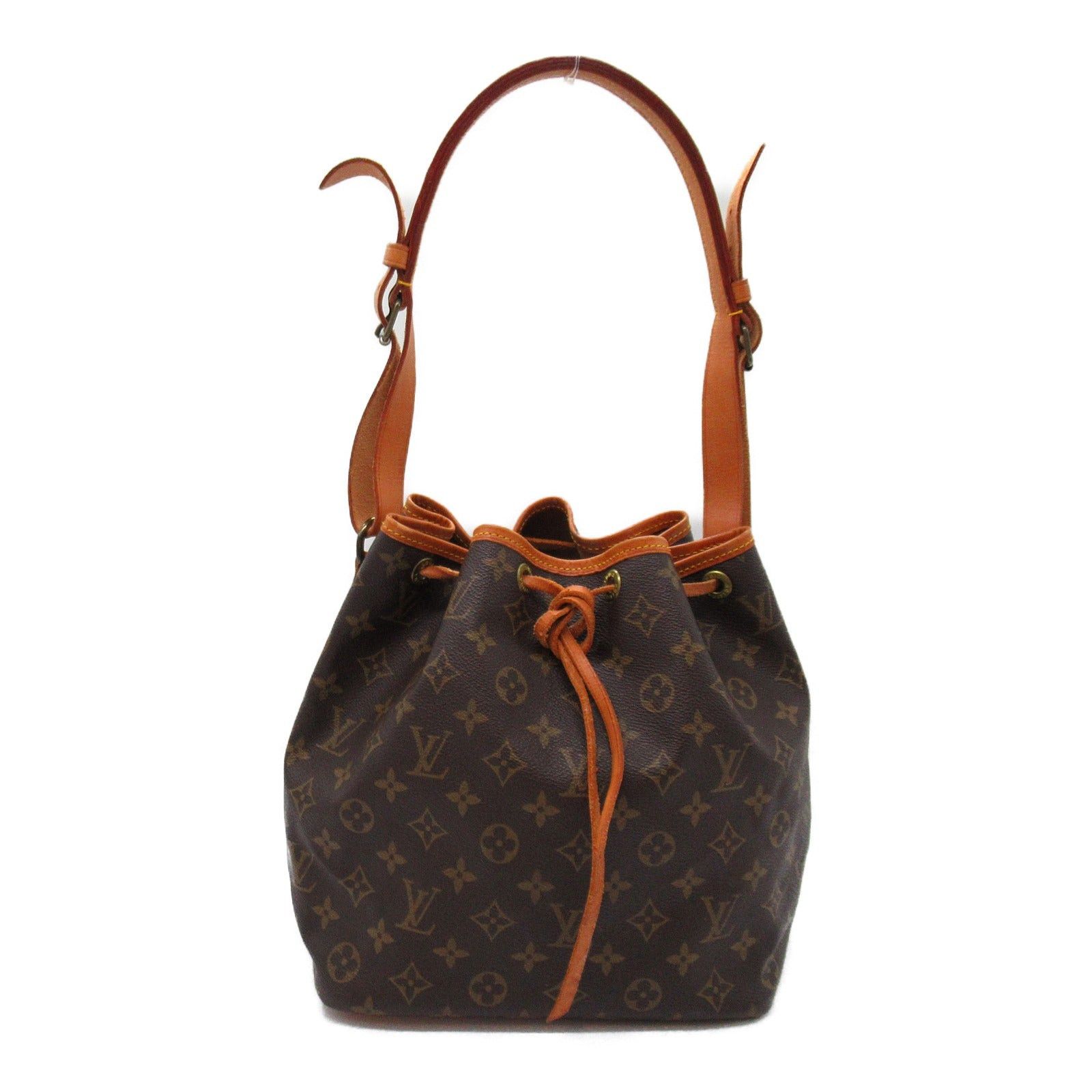 Louis Vuitton Louis Vuitton Petit Noe Shoulder Bag Coated Canvas Monogram Brown Size ONE SIZE - 1 Thumbnail