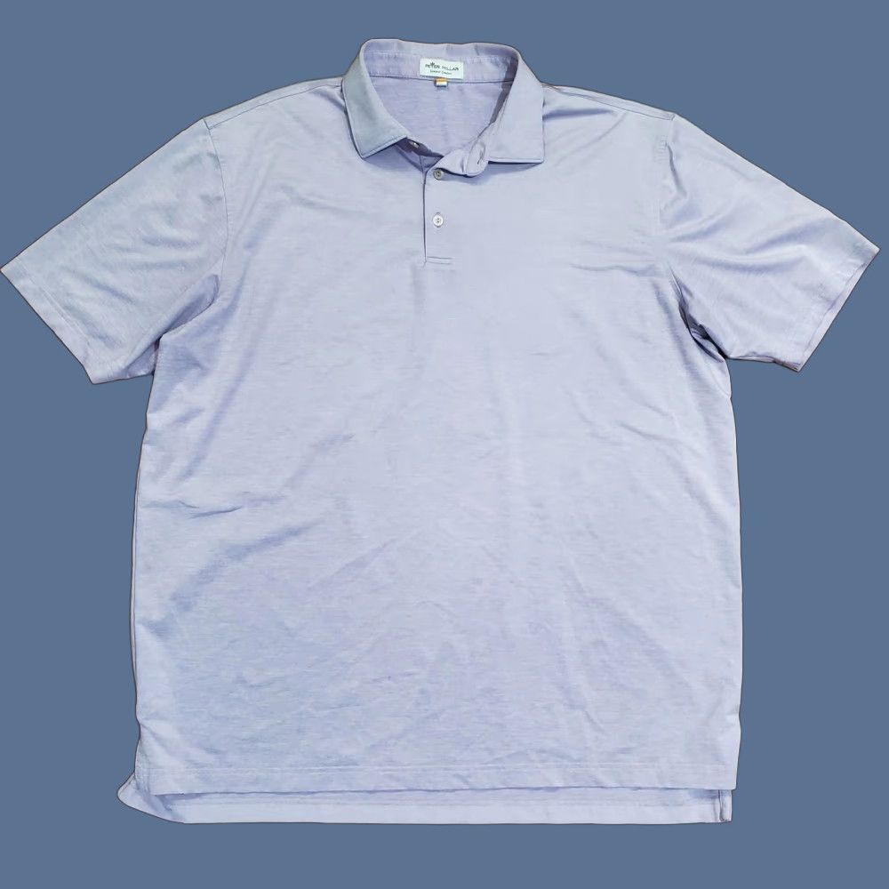 Peter Millar Peter Millar Polo Shirt Mens XL Purple Summer Comfort The Players Club Golf Shirt Mens XL Purple Embroidered Deer Logo Short Sleeve Polo Size US XL / EU 56 / 4 - 1 Thumbnail