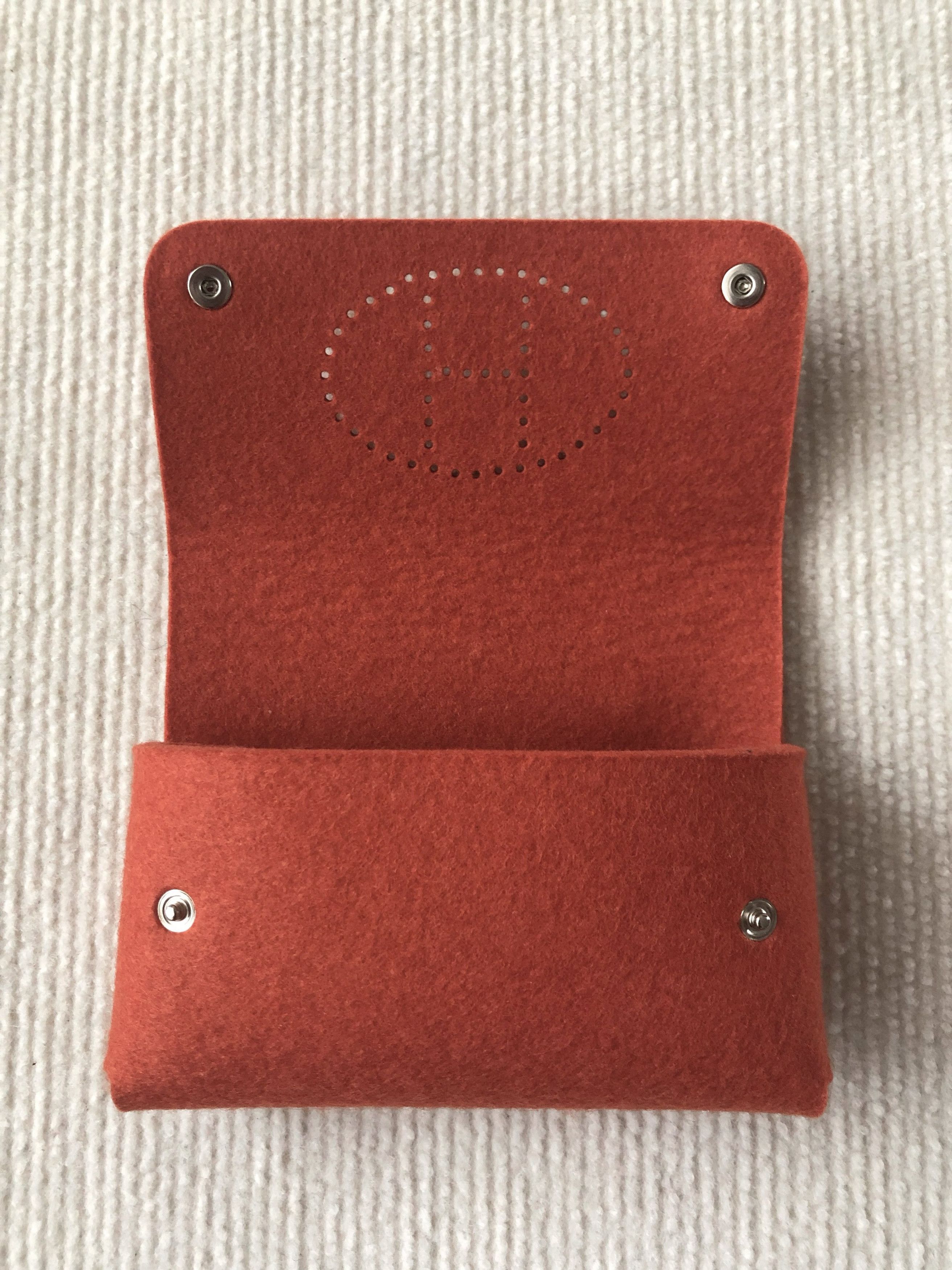 Hermes Hermes Evelyne Etui Cartes Wool Holder Pouch Case Wallet Size ONE SIZE - 8 Thumbnail