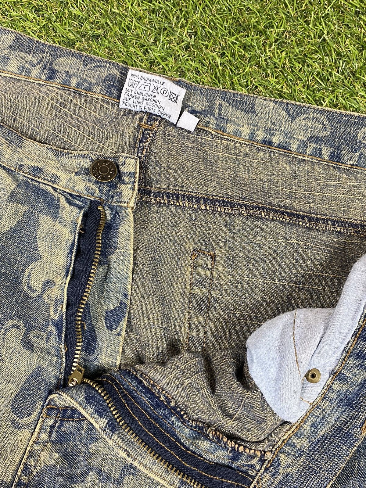 If Six Was Nine Vintage 90s Flared jeans Japanese LGB style streetwear Size 32" / US 10 / IT 46 - 4 Thumbnail