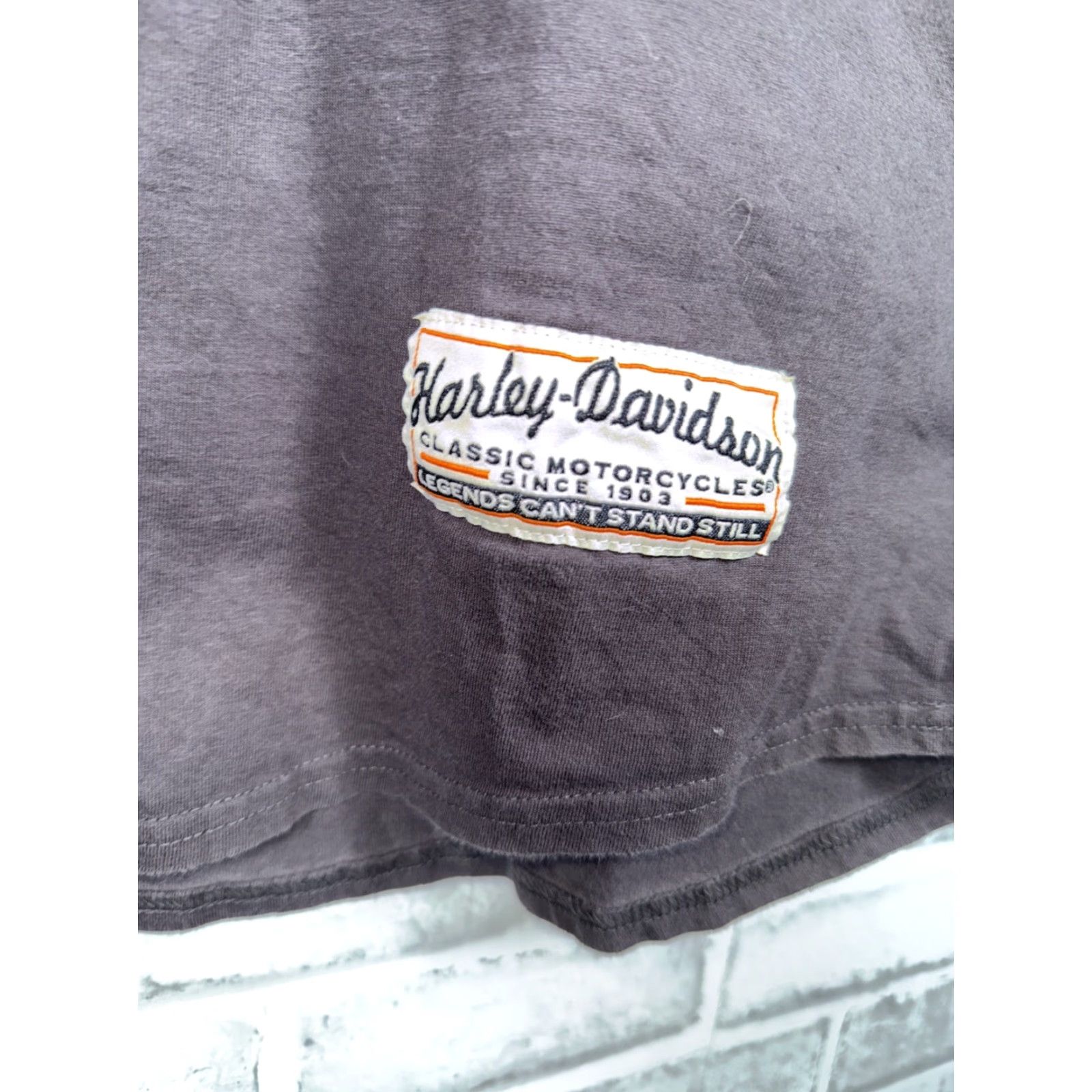 Harley Davidson VINTAGE Harley-Davidson Embroidered Button-Down Jersey Mens L Black Short Sleeve Shirt Men L Size US L / EU 52-54 / 3 - 4 Thumbnail