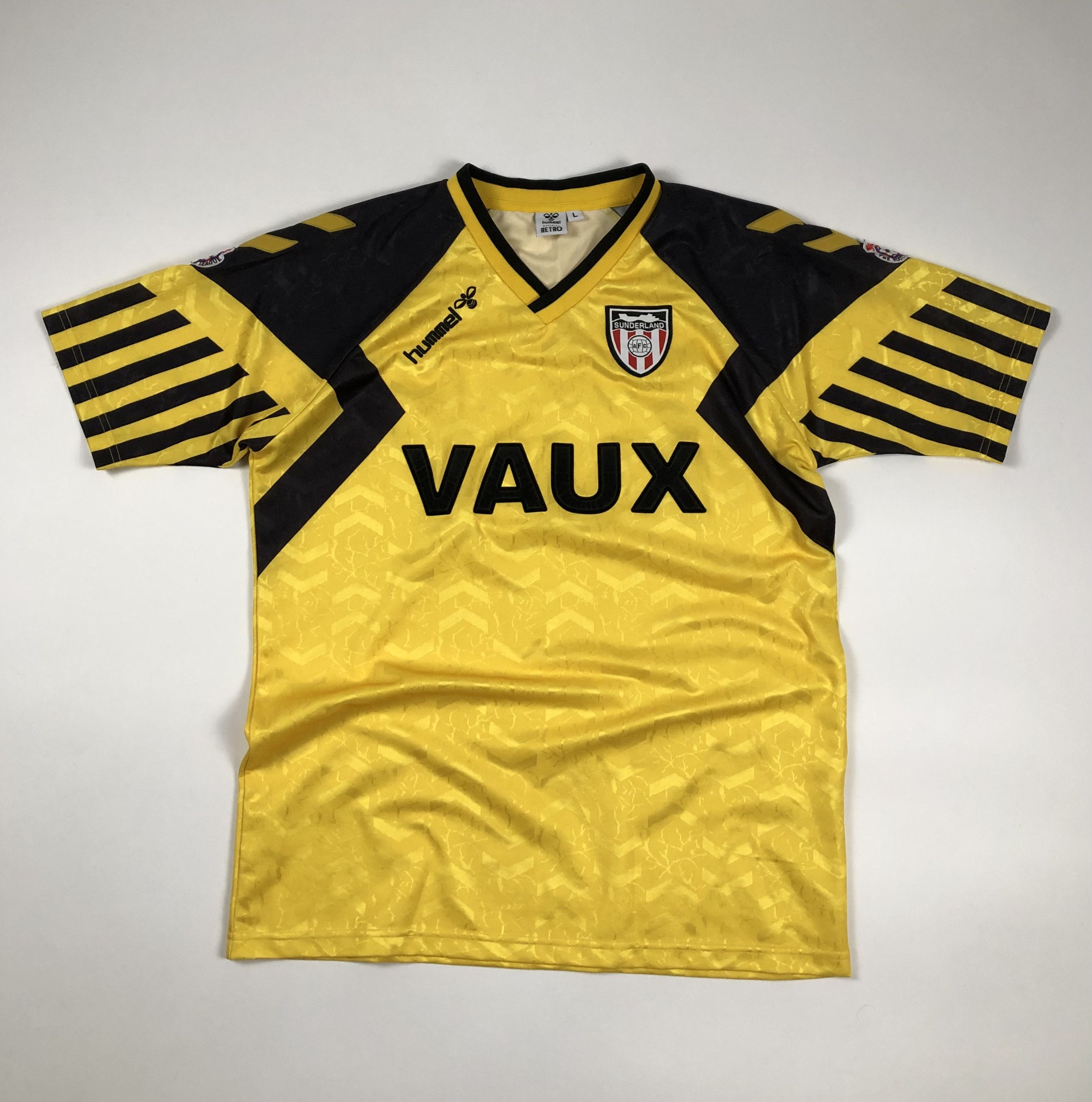 Hummel Hummel Sunderland 1992 Third Official Retro Football Shirt Size US L / EU 52-54 / 3 - 1 Thumbnail