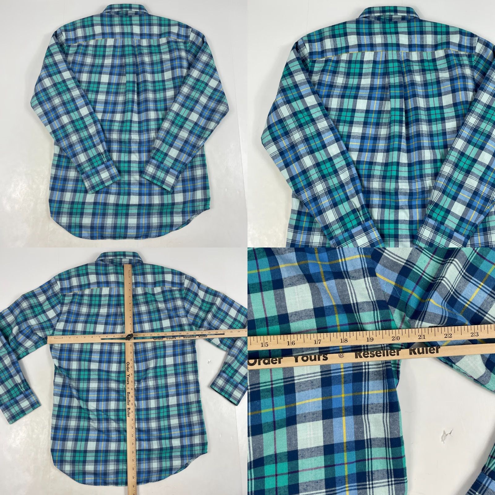 Vineyard Vines Vineyard Vines Shirt Mens Small Blue Tucker Flannel Performance Button-Down Shirt Size US S / EU 44-46 / 1 - 8 Thumbnail