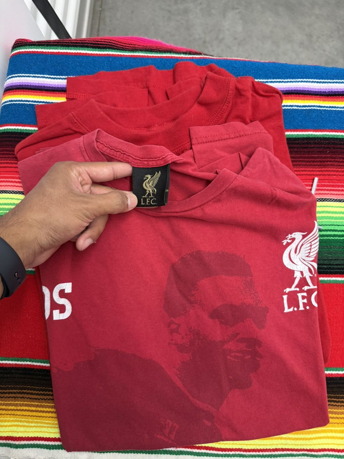 Adidas Liverpool FC Daniel Sturridge Soccer Player T Shirt Red S Size US S / EU 44-46 / 1 - 5 Thumbnail