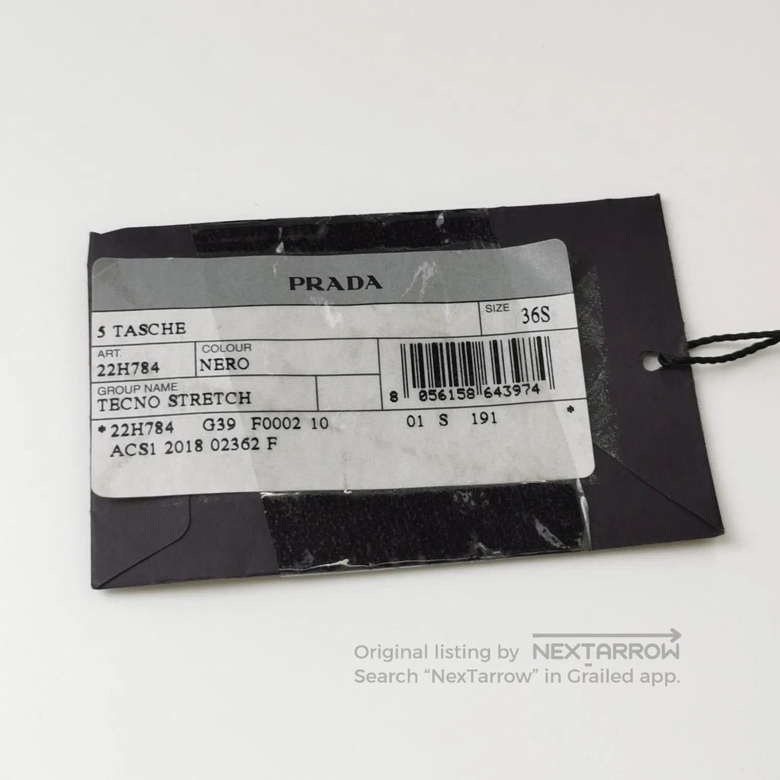 Prada Prada Logo Slim Fit Pants Size 36S . Size 35" - 4 Thumbnail