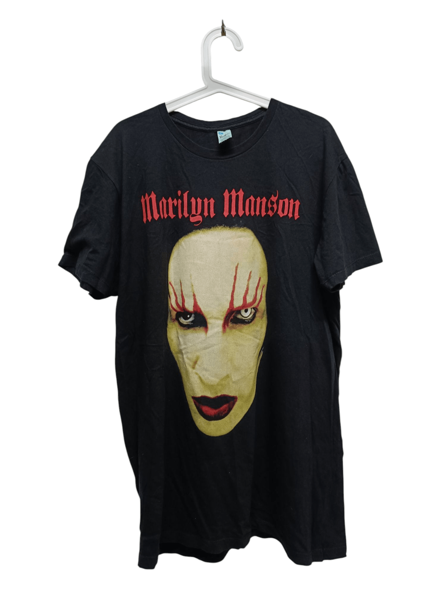Band Tees Marilyn Manson Scary face Y2K band tees Size US L / EU 52-54 / 3 - 1 Thumbnail