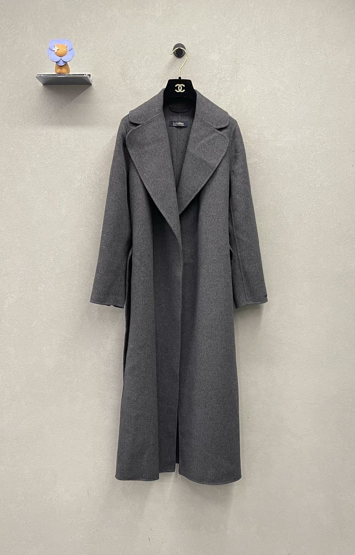 Max Mara MaxMara Gray Robe Coat Size 38 Size S / US 4 / IT 40 - 1 Thumbnail