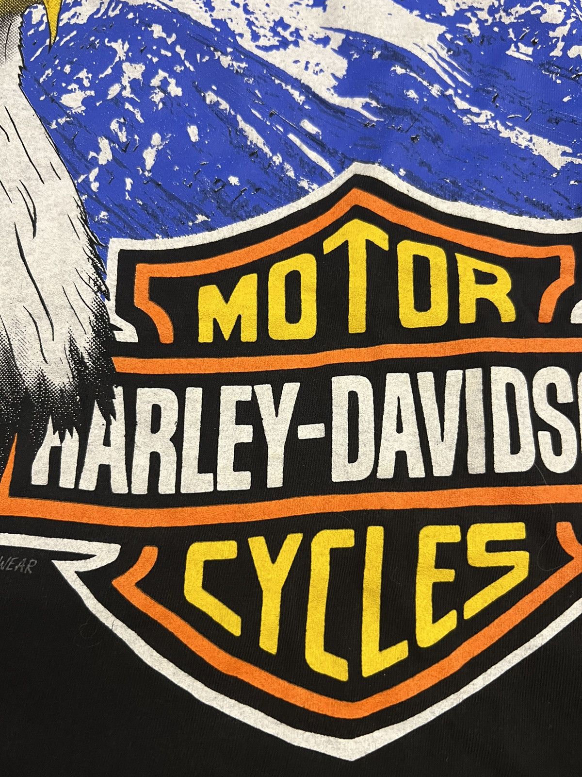Harley Davidson × Vintage 90s vintage Harley Davidson Eagle logo tank top tee Size US XXL / EU 58 / 5 - 3 Thumbnail