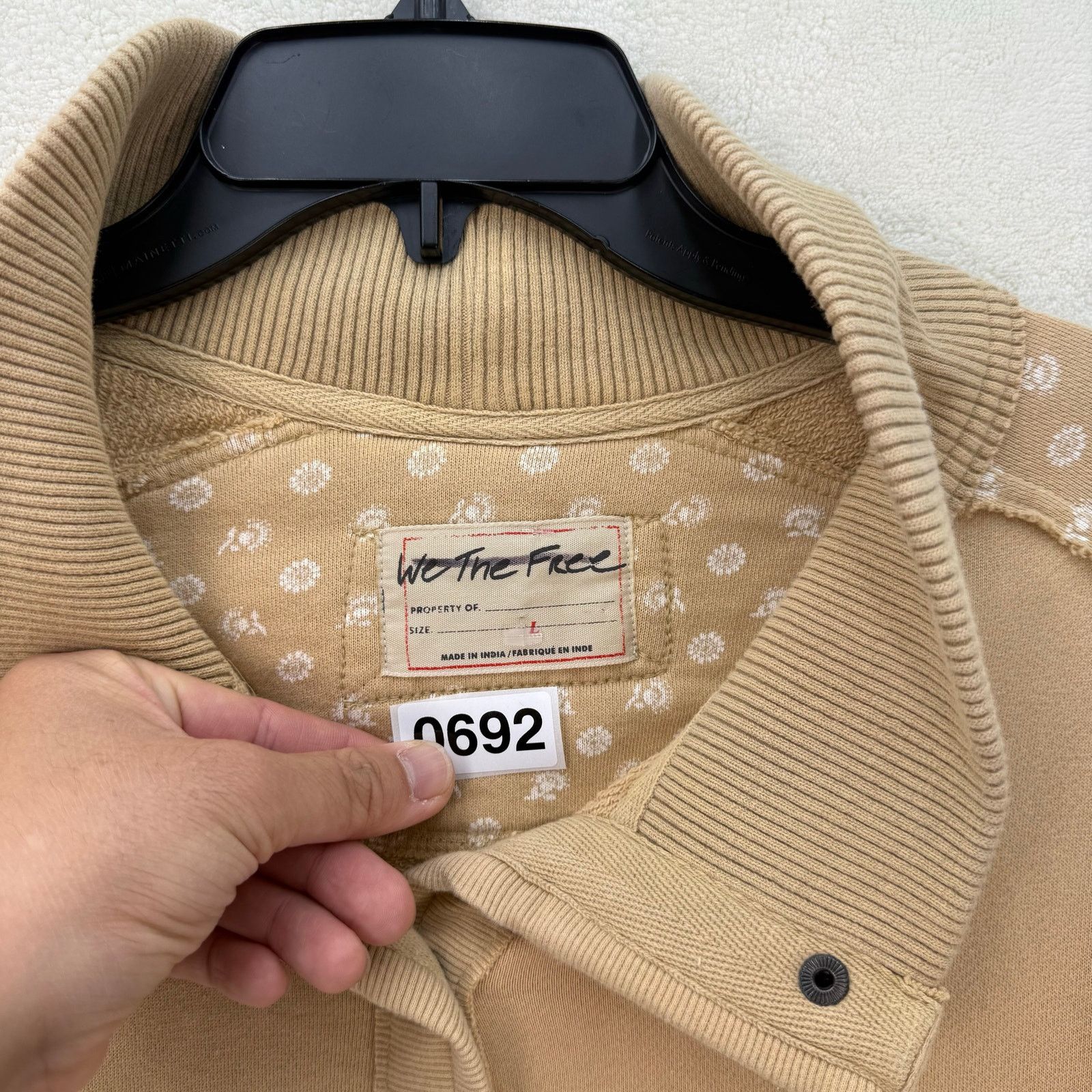 Free People FREE PEOPLE WOMEN'S LARGE HERITAGE OVERSIZED JACKET LIGHT Size L / US 10 / IT 46 - 3 Thumbnail