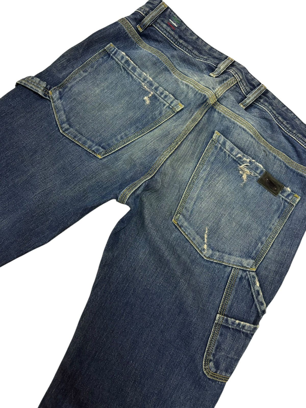 Diesel Vtg Italy Diesel Albo Baumwolle Mud Washed Distressed Jeans Size US 32 / EU 48 - 5 Thumbnail